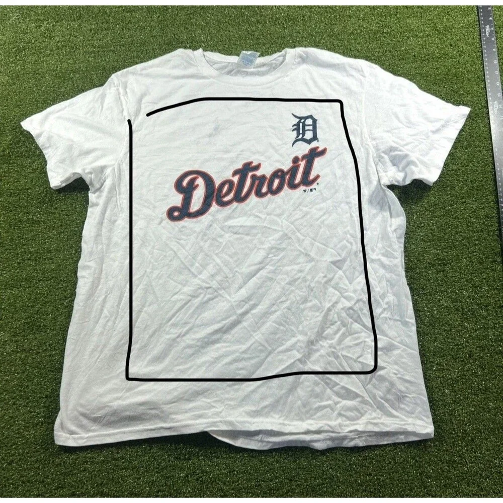 Fanatics Detroit Tigers MLB Graphic T-Shirt Mens XL Short Sleeve Tee NWOT